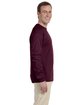 Gildan Adult Ultra Cotton® 6 oz. Long-Sleeve T-Shirt MAROON ModelSide