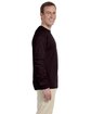 Gildan Adult Ultra Cotton® 6 oz. Long-Sleeve T-Shirt DARK CHOCOLATE ModelSide