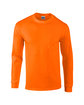 Gildan Adult Ultra Cotton Long-Sleeve Pocket T-Shirt S ORANGE OFFront