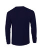 Gildan Adult Ultra Cotton Long-Sleeve Pocket T-Shirt NAVY OFBack