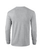 Gildan Adult Ultra Cotton Long-Sleeve Pocket T-Shirt SPORT GREY OFBack