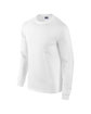 Gildan Adult Ultra Cotton Long-Sleeve Pocket T-Shirt WHITE OFQrt