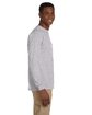 Gildan Adult Ultra Cotton Long-Sleeve Pocket T-Shirt SPORT GREY ModelSide