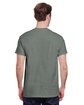 Gildan Adult Heavy Cotton™ T-Shirt HTHR MILITRY GRN ModelBack