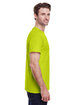 Gildan Adult Heavy Cotton™ T-Shirt SAFETY GREEN ModelSide