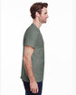Gildan Adult Heavy Cotton™ T-Shirt HTHR MILITRY GRN ModelSide
