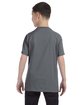 Gildan Youth Heavy Cotton™ T-Shirt CHARCOAL ModelBack