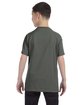 Gildan Youth Heavy Cotton™ T-Shirt MILITARY GREEN ModelBack