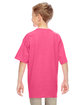 Gildan Youth Heavy Cotton™ T-Shirt SAFETY PINK ModelBack