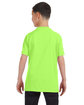 Gildan Youth Heavy Cotton™ T-Shirt NEON GREEN ModelBack