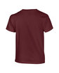 Gildan Youth Heavy Cotton™ T-Shirt MAROON OFBack
