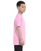 Gildan Youth Heavy Cotton™ T-Shirt LIGHT PINK ModelSide