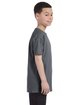 Gildan Youth Heavy Cotton™ T-Shirt CHARCOAL ModelSide