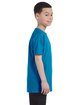 Gildan Youth Heavy Cotton™ T-Shirt SAPPHIRE ModelSide