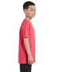 Gildan Youth Heavy Cotton™ T-Shirt CORAL SILK ModelSide