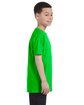 Gildan Youth Heavy Cotton™ T-Shirt ELECTRIC GREEN ModelSide