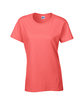 Gildan Ladies' Heavy Cotton™ T-Shirt CORAL SILK OFFront
