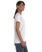 Gildan Ladies' Heavy Cotton™ T-Shirt WHITE ModelSide