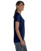 Gildan Ladies' Heavy Cotton™ T-Shirt NAVY ModelSide