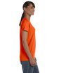 Gildan Ladies' Heavy Cotton™ T-Shirt ORANGE ModelSide