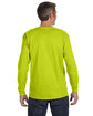 Gildan Adult Heavy Cotton™ Long-Sleeve T-Shirt SAFETY GREEN ModelBack