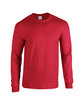 Gildan Adult Heavy Cotton™ Long-Sleeve T-Shirt RED OFFront