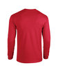 Gildan Adult Heavy Cotton™ Long-Sleeve T-Shirt RED OFBack