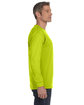 Gildan Adult Heavy Cotton™ Long-Sleeve T-Shirt SAFETY GREEN ModelSide