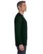 Gildan Adult Heavy Cotton™ Long-Sleeve T-Shirt FOREST GREEN ModelSide