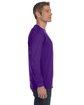 Gildan Adult Heavy Cotton™ Long-Sleeve T-Shirt PURPLE ModelSide