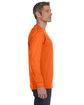 Gildan Adult Heavy Cotton™ Long-Sleeve T-Shirt S ORANGE ModelSide