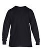 Gildan Youth Heavy Cotton™ Long-Sleeve T-Shirt BLACK OFFront