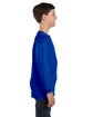 Gildan Youth Heavy Cotton™ Long-Sleeve T-Shirt ROYAL ModelSide