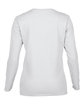 Gildan Ladies' Heavy Cotton™ Long-Sleeve T-Shirt WHITE FlatBack