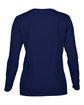 Gildan Ladies' Heavy Cotton™ Long-Sleeve T-Shirt NAVY FlatBack
