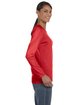 Gildan Ladies' Heavy Cotton™ Long-Sleeve T-Shirt RED ModelSide