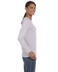 Gildan Ladies' Heavy Cotton™ Long-Sleeve T-Shirt SPORT GREY ModelSide