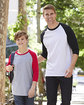 Gildan Adult Heavy Cotton™ 3/4-Raglan Sleeve T-Shirt  Lifestyle