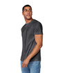 Gildan Adult Softstyle® T-Shirt HEATHER DK GREY ModelQrt
