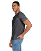 Gildan Adult Softstyle® T-Shirt HEATHER DK GREY ModelSide
