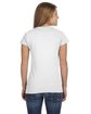 Gildan Ladies' Softstyle® Fitted T-Shirt WHITE ModelBack