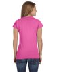 Gildan Ladies' Softstyle® Fitted T-Shirt AZALEA ModelBack