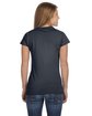 Gildan Ladies' Softstyle® Fitted T-Shirt CHARCOAL ModelBack