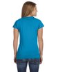 Gildan Ladies' Softstyle® Fitted T-Shirt SAPPHIRE ModelBack