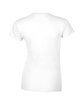 Gildan Ladies' Softstyle® Fitted T-Shirt WHITE FlatBack