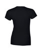Gildan Ladies' Softstyle® Fitted T-Shirt BLACK FlatBack