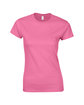 Gildan Ladies' Softstyle® Fitted T-Shirt AZALEA OFFront