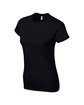 Gildan Ladies' Softstyle® Fitted T-Shirt BLACK OFQrt