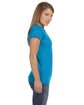 Gildan Ladies' Softstyle® Fitted T-Shirt SAPPHIRE ModelSide