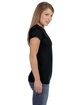Gildan Ladies' Softstyle® Fitted T-Shirt BLACK ModelSide